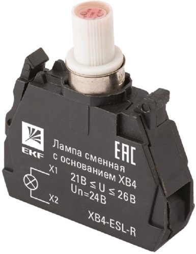 Ламповый блок подсветки светодиодный EKF PROxima XB4 24В красный фото Ламповый блок подсветки светодиодный EKF PROxima XB4 24В красный картинка